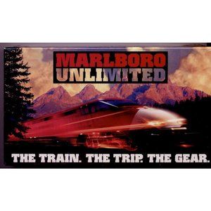 Vintage 1995 Marlboro Unlimited The Train Trip VHS